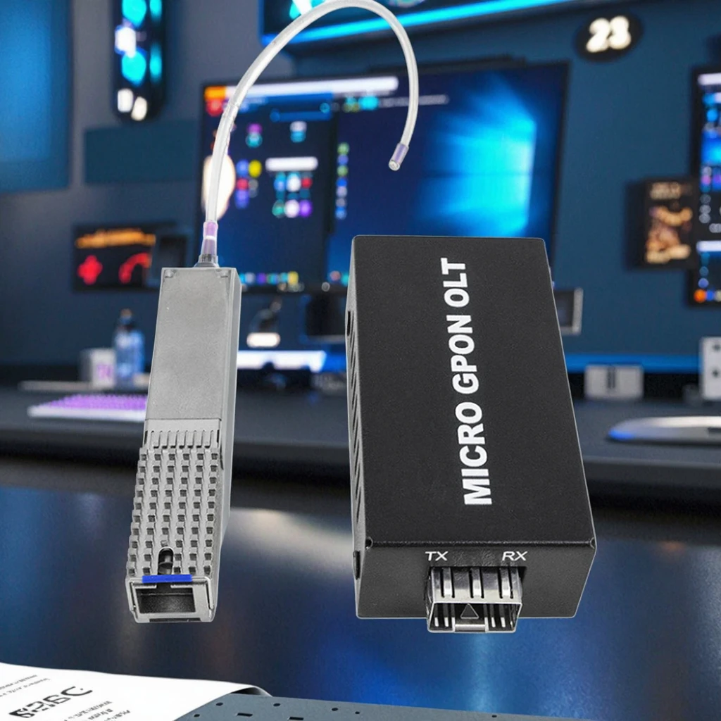Cost-effective Micro GPON OLT Stick SFP 1 Port FTTH FTTx 1.25G 2.5G SFP Mini Portable  SC/UPC Connector