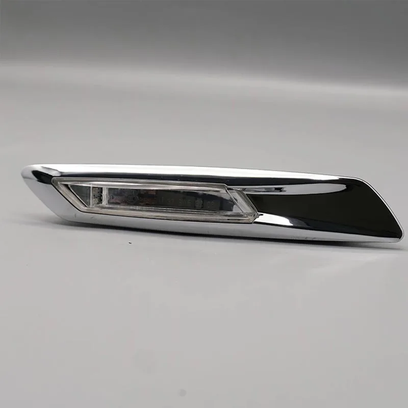 Luz de marcador frontal para carros, pára-choque preto brilhante, lâmpada de sinalização, BMW Série 5, F10, F11, 2010-2017