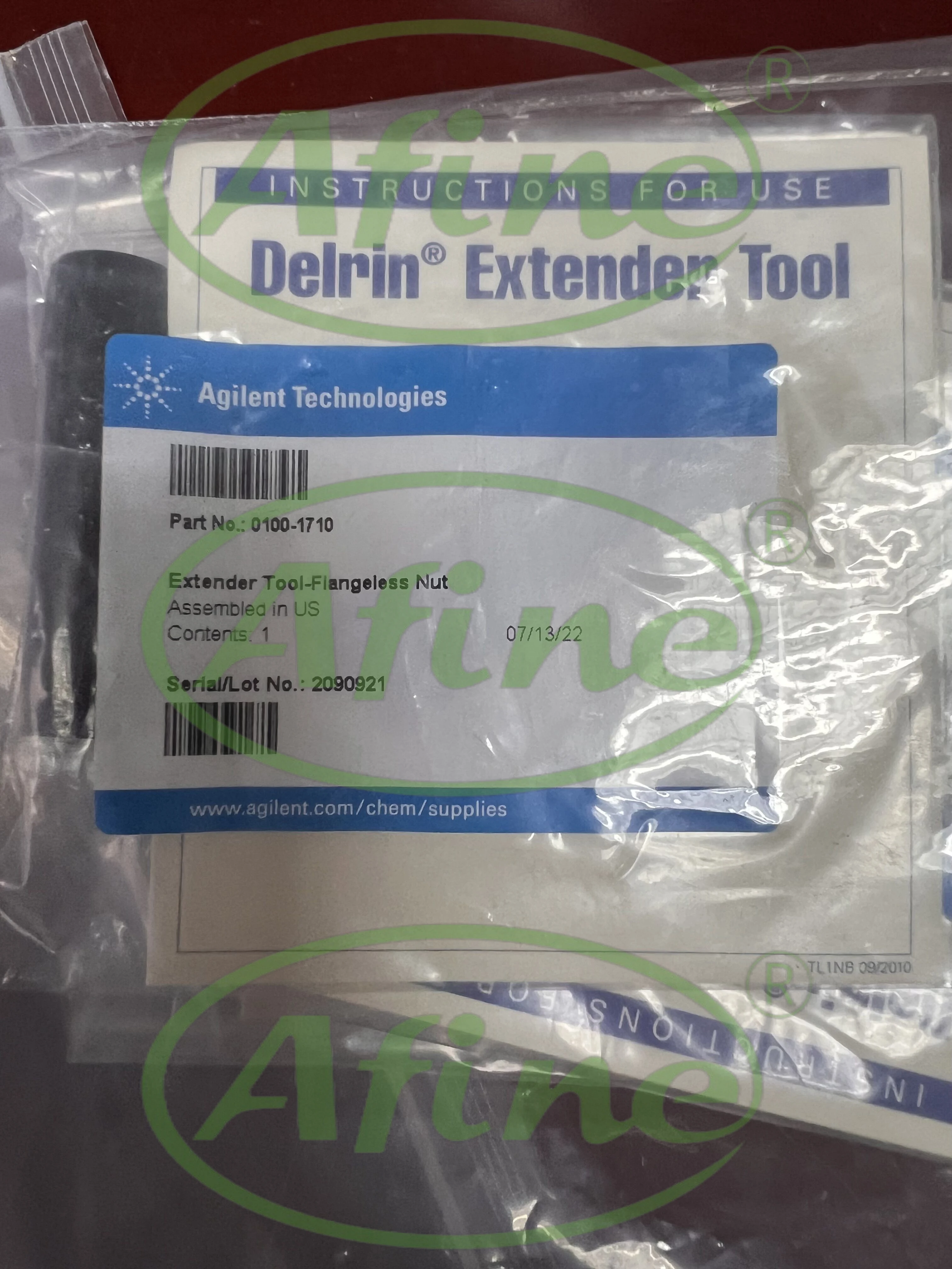 

AFINE Agilent Tubing Fittings for 8453/8454 UV Systems 0100-1710 Mounting tool for flangeless nuts