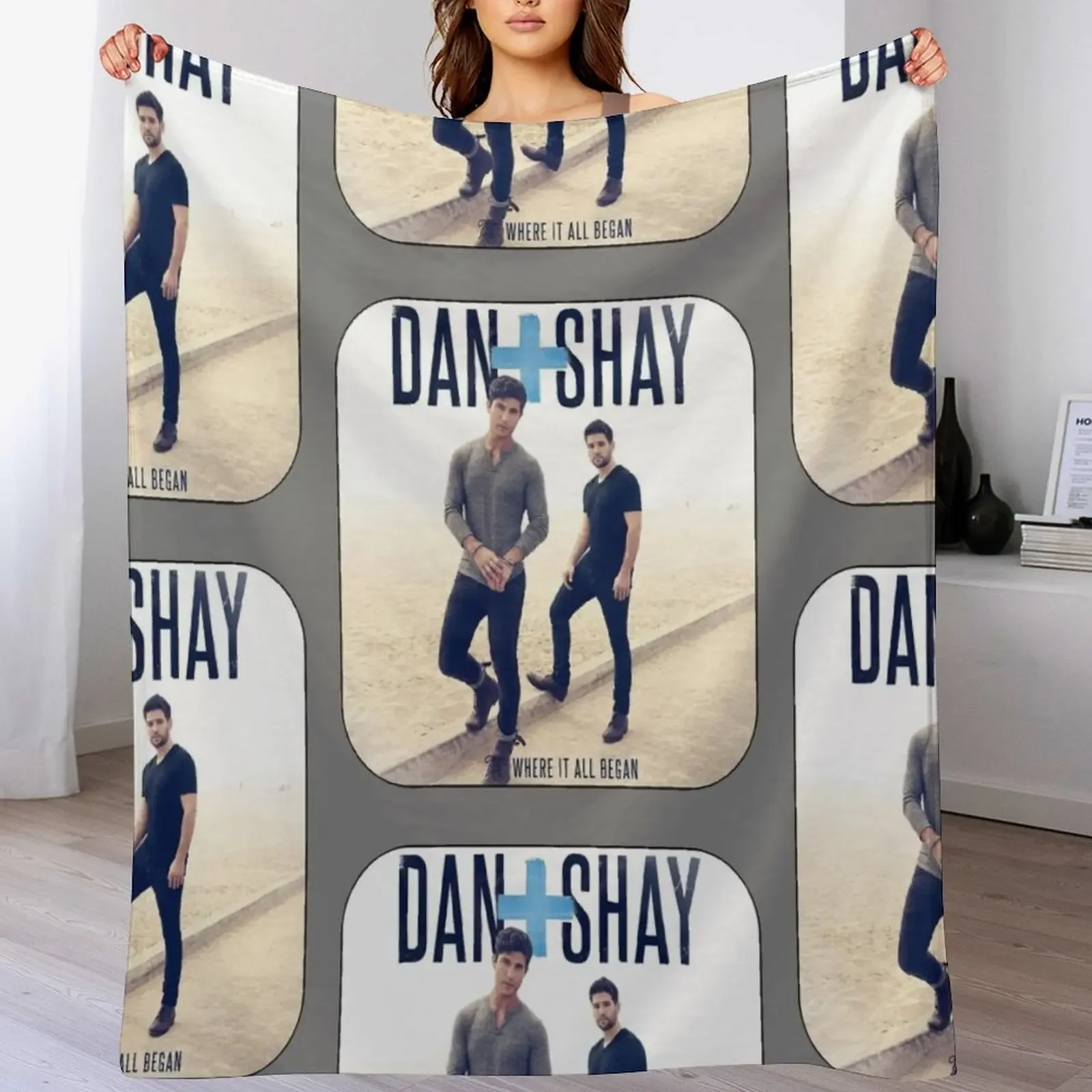 

Women_s Dan Shay Album Throw Blanket Air Conditioner Soft Blanket for Office Home
