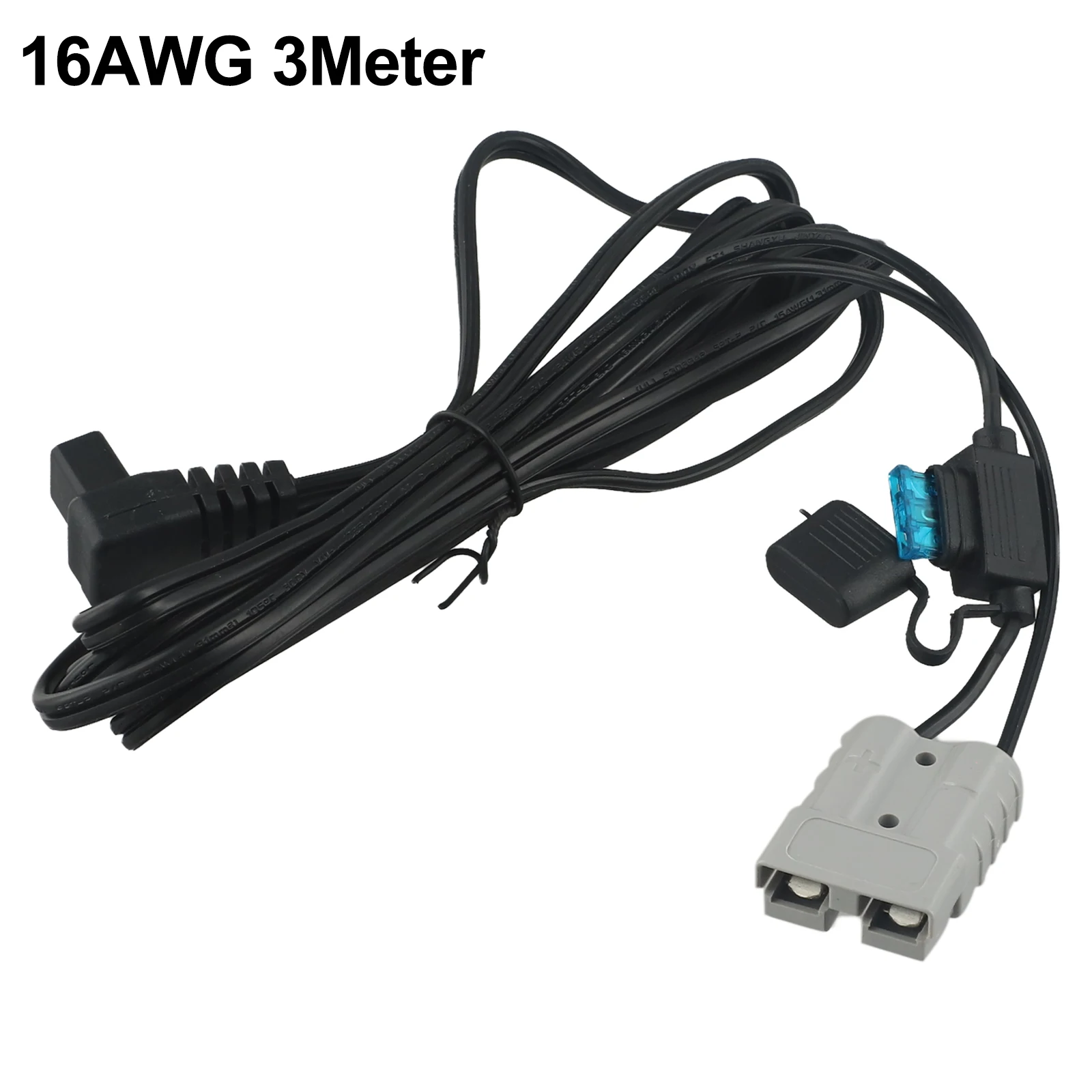 1pcs 50A For Cord Extra-thick 16AWG Cable With Fuse Holder For 12V RV for refrigerator Connector 1pcs 50A For Cord