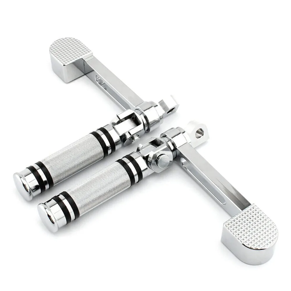 

Motorcycle Foot Peg Extension Footrest Bracket Set Heel Rest Kit for Harley Touring Softail 883 1200 XL Dyna Fatboy Sportster