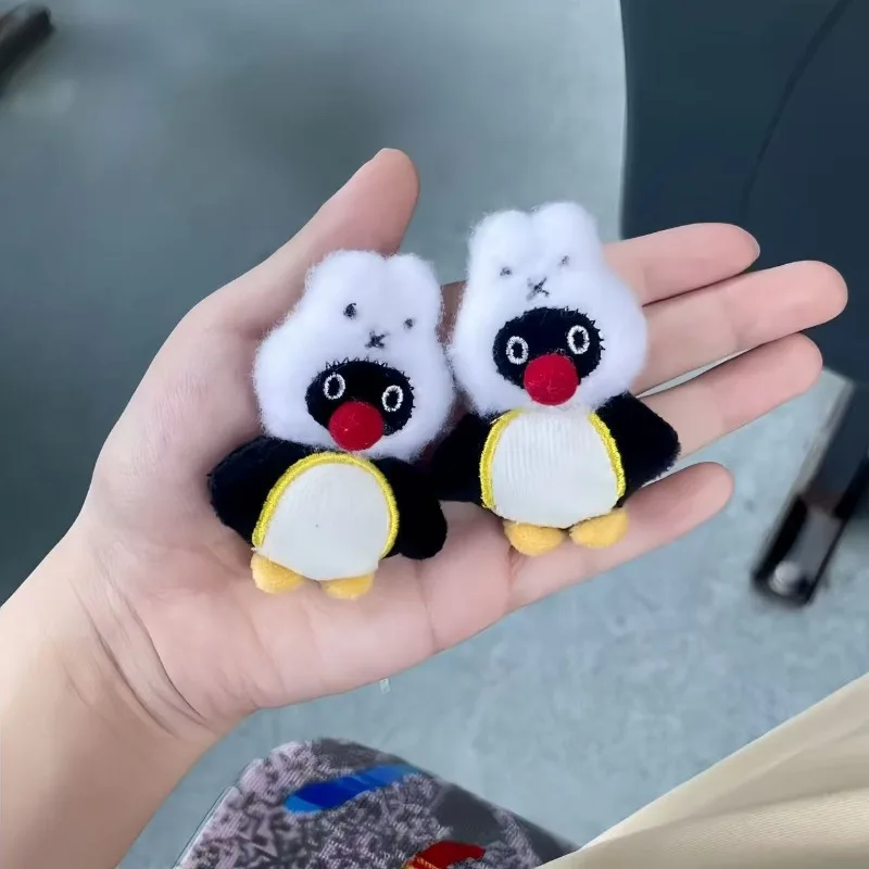 5 سنتيمتر/1.97in لطيف البطريق الصغير أفخم القطن اللعب الزخرفية دمية Kawaii اكسسوارات ظهره الكرتون تحصيل هدايا عيد الميلاد