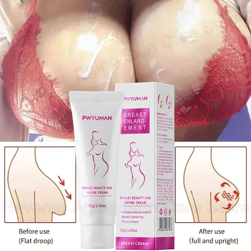 Natural Breast Enlargement Cream Chest Lift Firm Enhancer Care Oil Butt Breast Plump Growth Massage Boobs Bigger Sexy Body Care