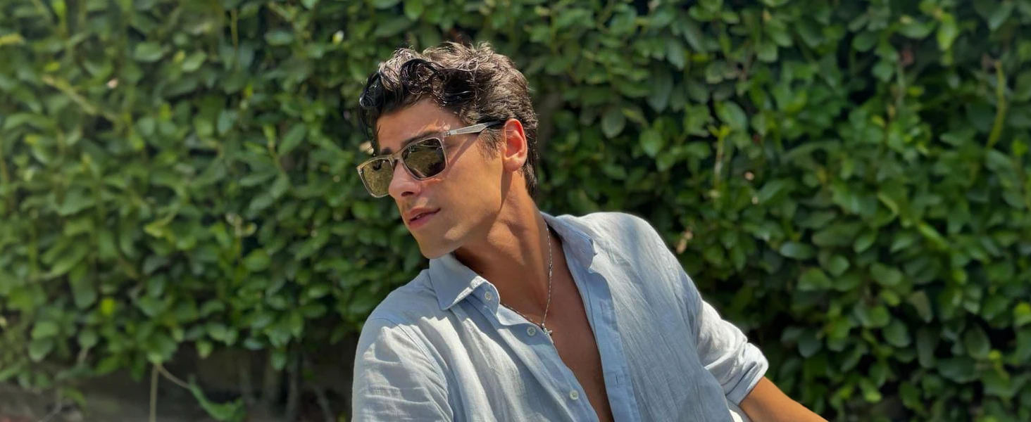 ZENOTTIC Polarisierte Sonnenbrille für Herren, rechteckig, ultraleichter Kohlefaserrahmen, UV400-Schutz, klassische Sonnenbrille – Detail 3