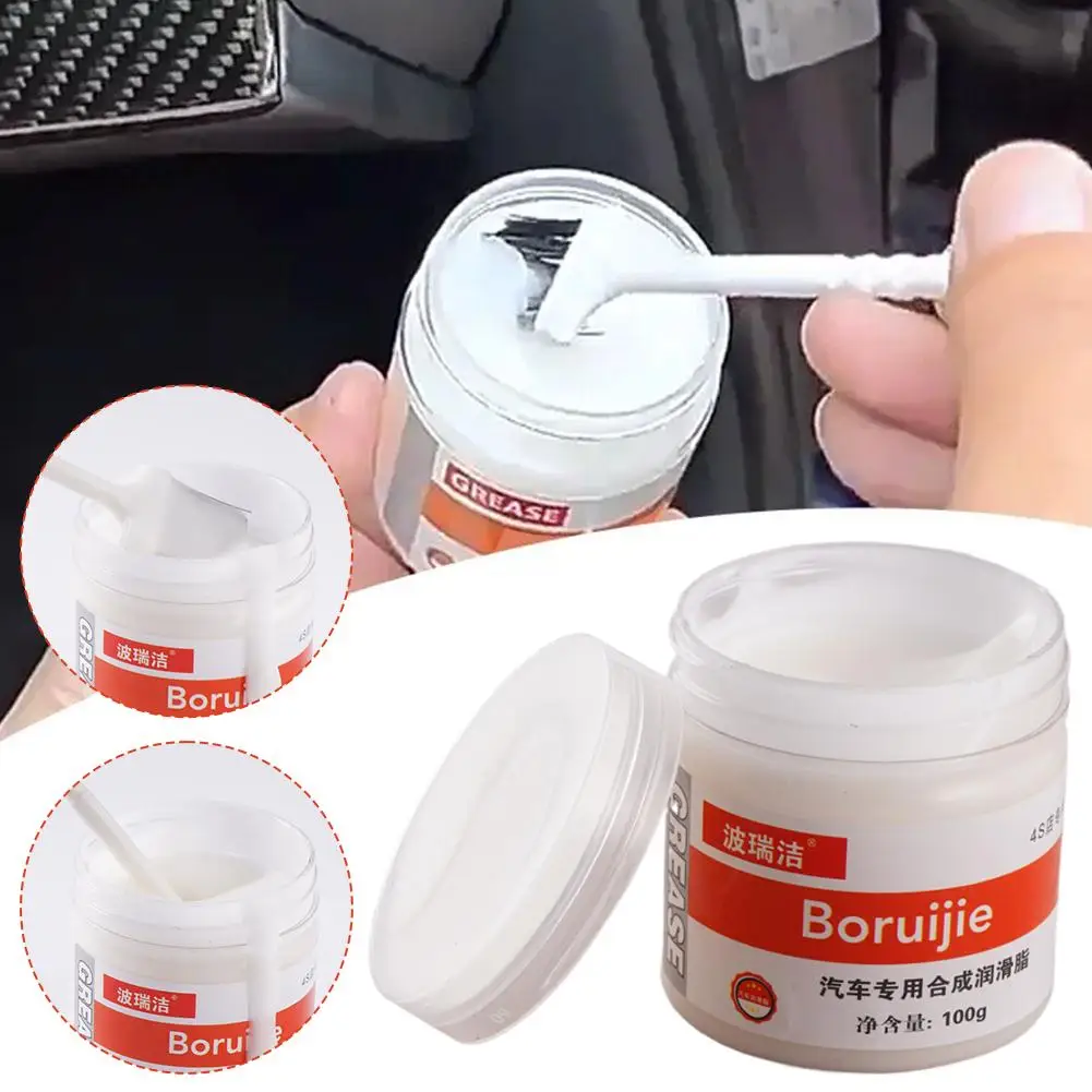 100g Car Slide Sunroof Maintenance Grease Anti-Jamming Noise Removal Lubrication Agent for Vehicle Sliding Parts