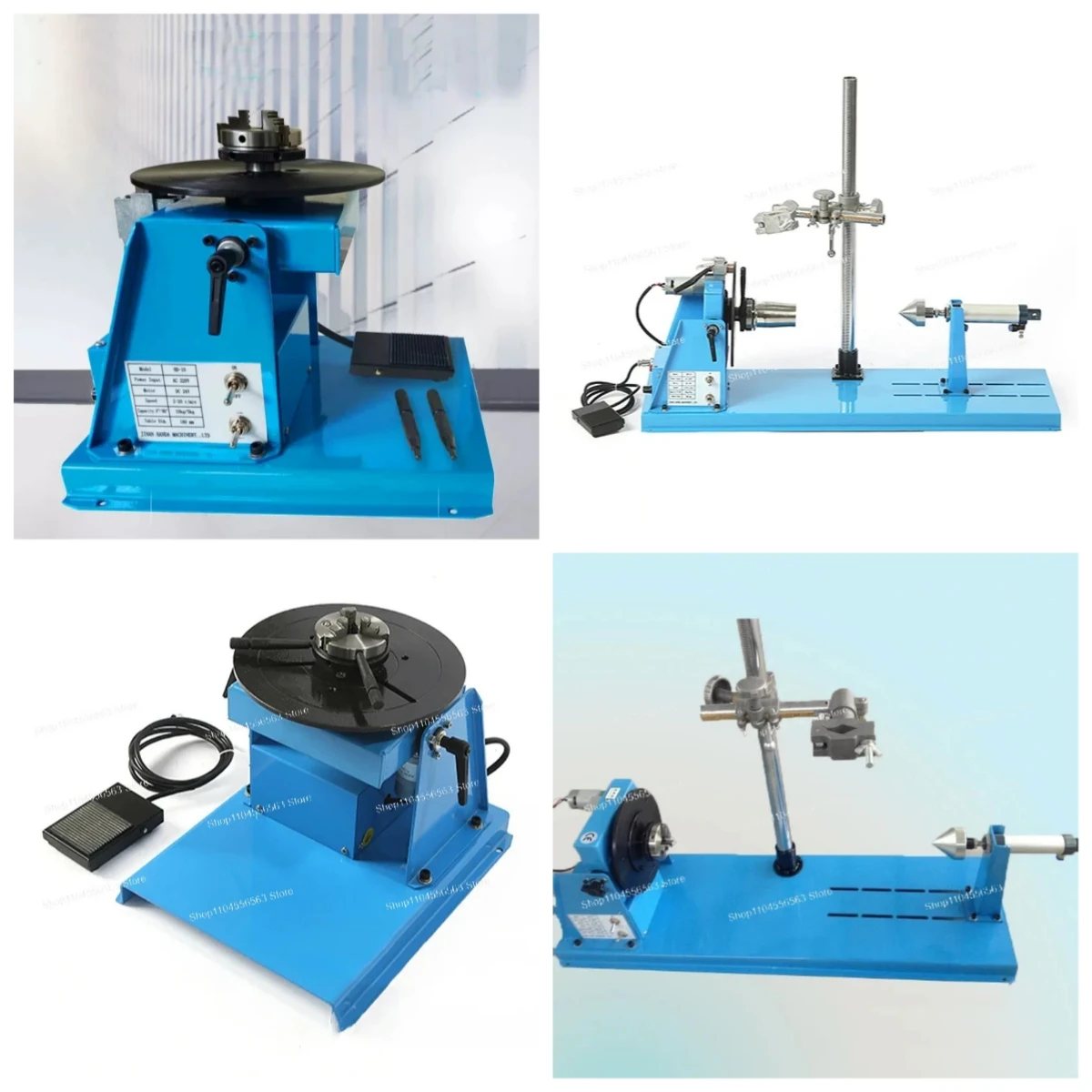 

HD-10 Mini Welding Positioner Welding Rotator Turntable Equipment 110/220V with 80 chuck/65 chuck and Torch Holder