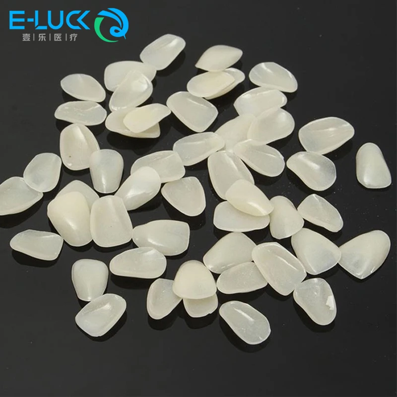 50pcs Dental Teeth Veneers Temporary Crown Ultra-Thin Resin For Dentistry Teeth Protecting Oral Care