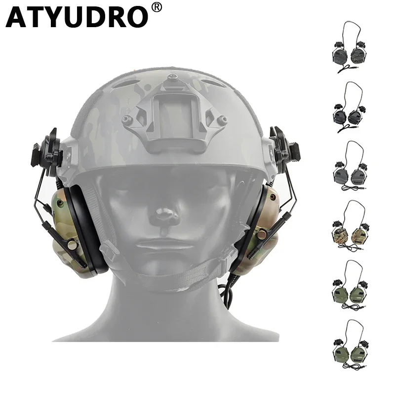 ATYUDRO Tactical Fifth Generation Sound Pickup Noise Reduction Headset Electronic Shooting Outdoor Sports Hunting Accessories