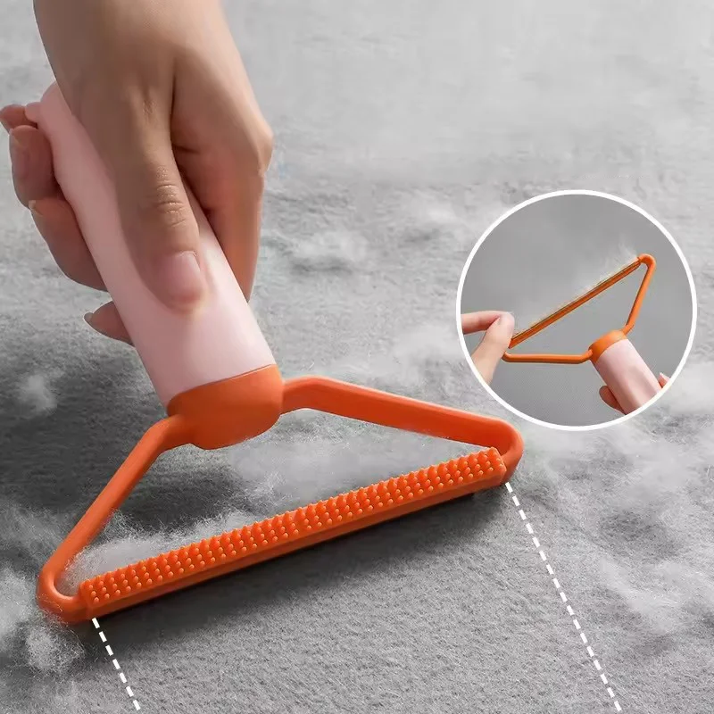 Pet Haarentferner 2In1 Doppelseitige Baumwolle Lint Rasierer Pinsel Für Kleidung Sofa Umweltfreundliche Tragbare Pet Pflege Werkzeug für Hunde Katze