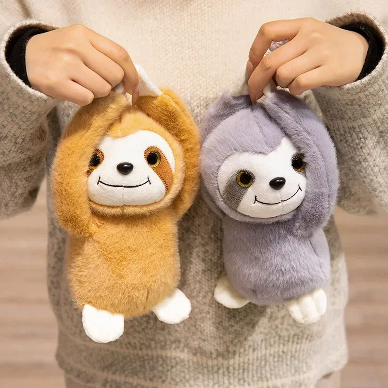 Cute Cartoon Animal Plush Toys Furry Hugging Sloth Sheep Tortoise Monkey Children's Toys Stuffed Plushie Doll Birthday Gift