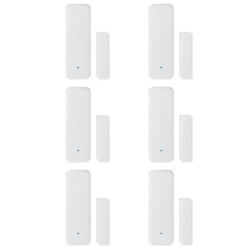 B50B-6X TUYA Zigbee 3.0 Smart Window Door Sensor Zigbee 3.0 Wireless Connection Multifunction