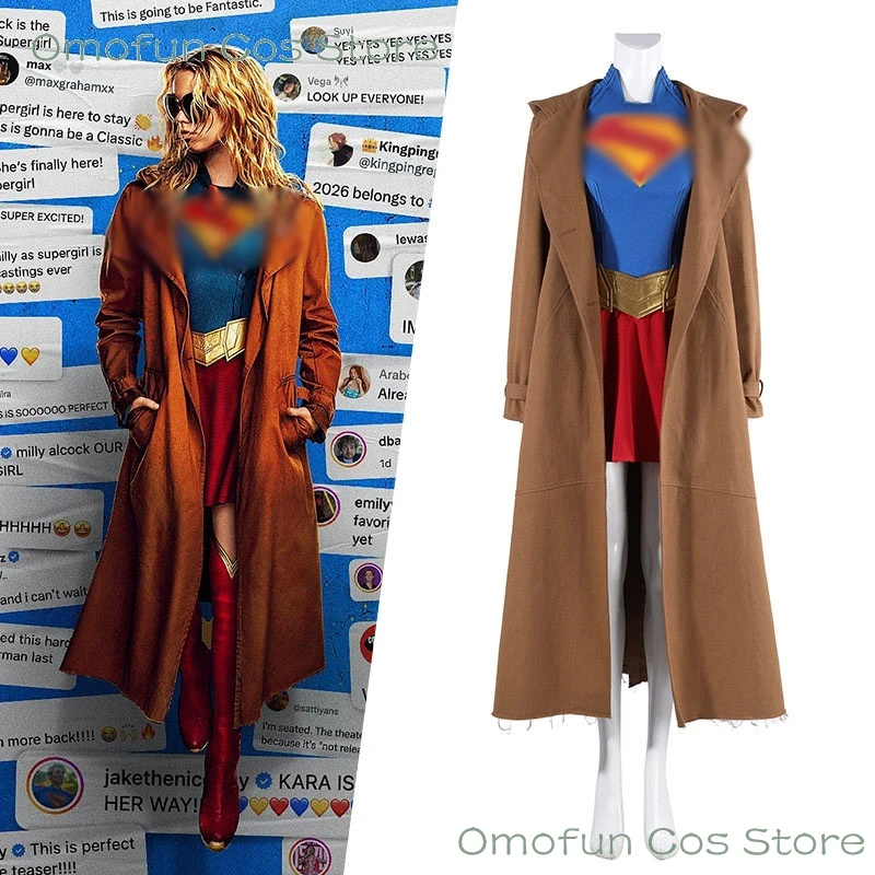 

Carnival disfraz Kara Cos Superhero Cosplay Cape Skirts Fullset Clothing Anime Manga 2026 adulto mujer