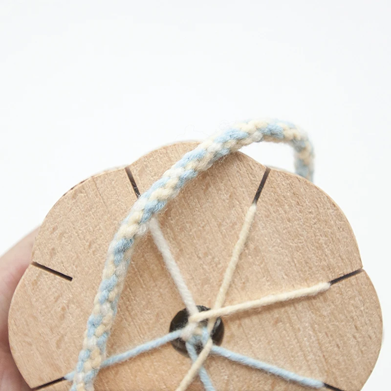 Round Square Bracelet Knitting Kumihimo Disc Disk Tray Braided Rope Knot Knitting Weaving Jewelry Desgin Board New