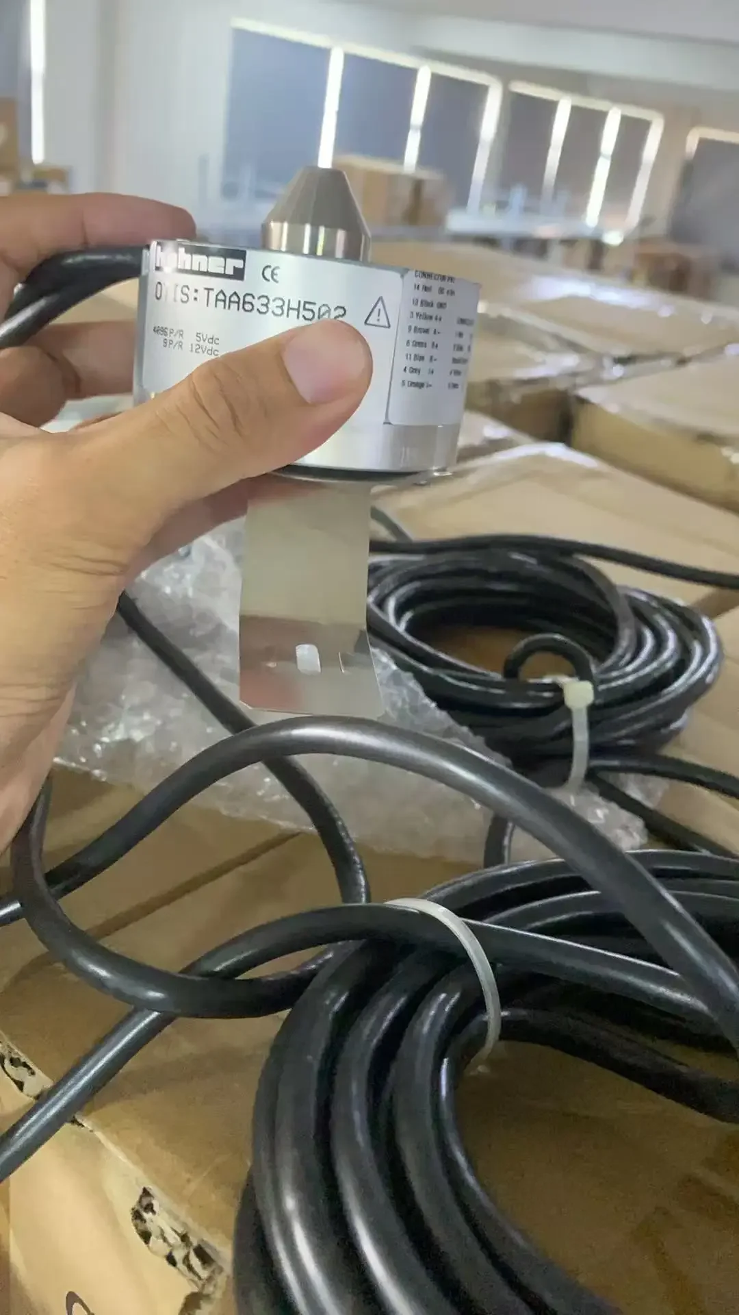 TAA633H502 Elevator Rotary Encoder, Speed‑Generator Sensor Elevator Motor Replacement Spare Part