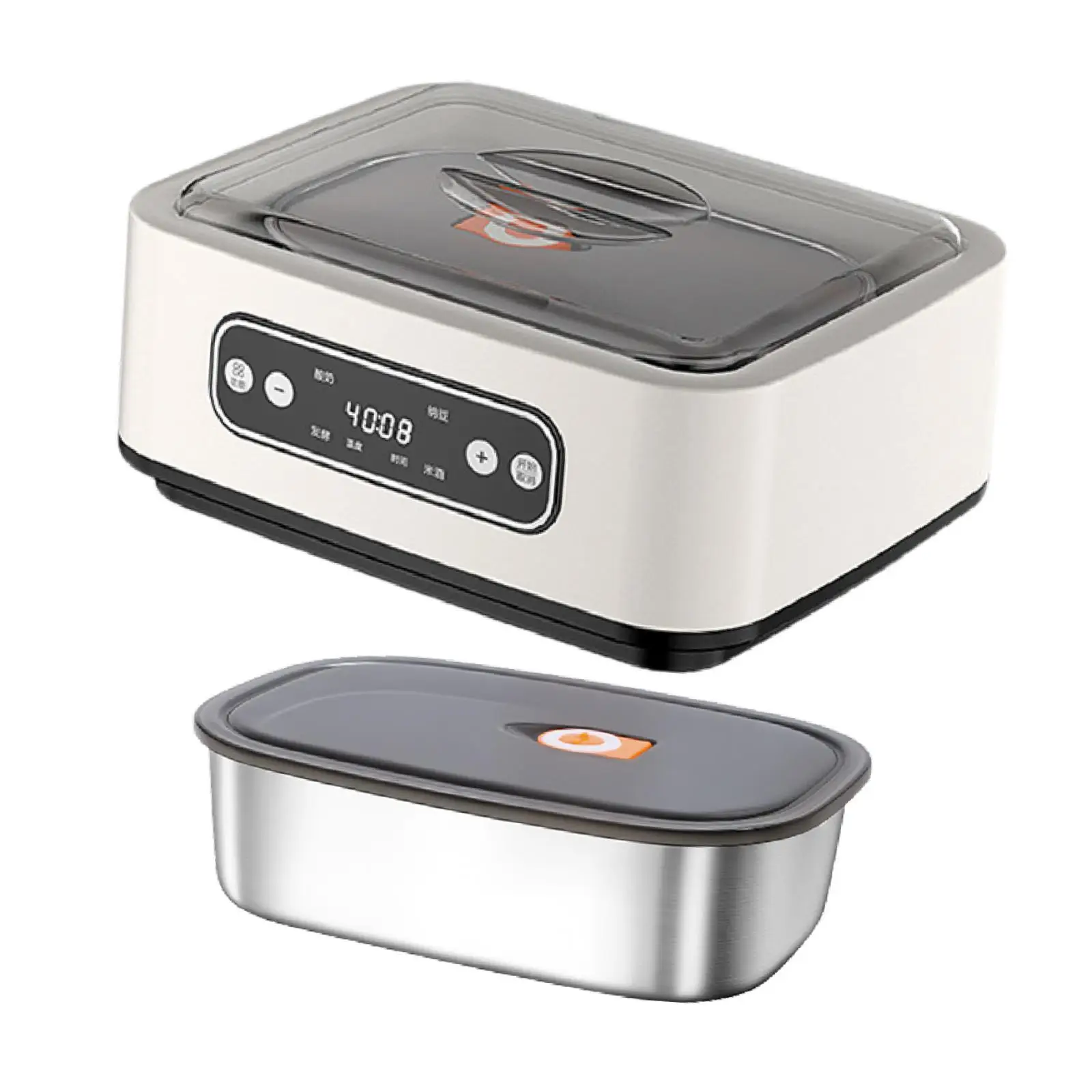 صانع الزبادي المهنية DIY منخفضة الضوضاء المنزلية محلية الصنع الزبادي التلقائي آلة الزبادي متعددة الوظائف الفولاذ المقاوم للصدأ