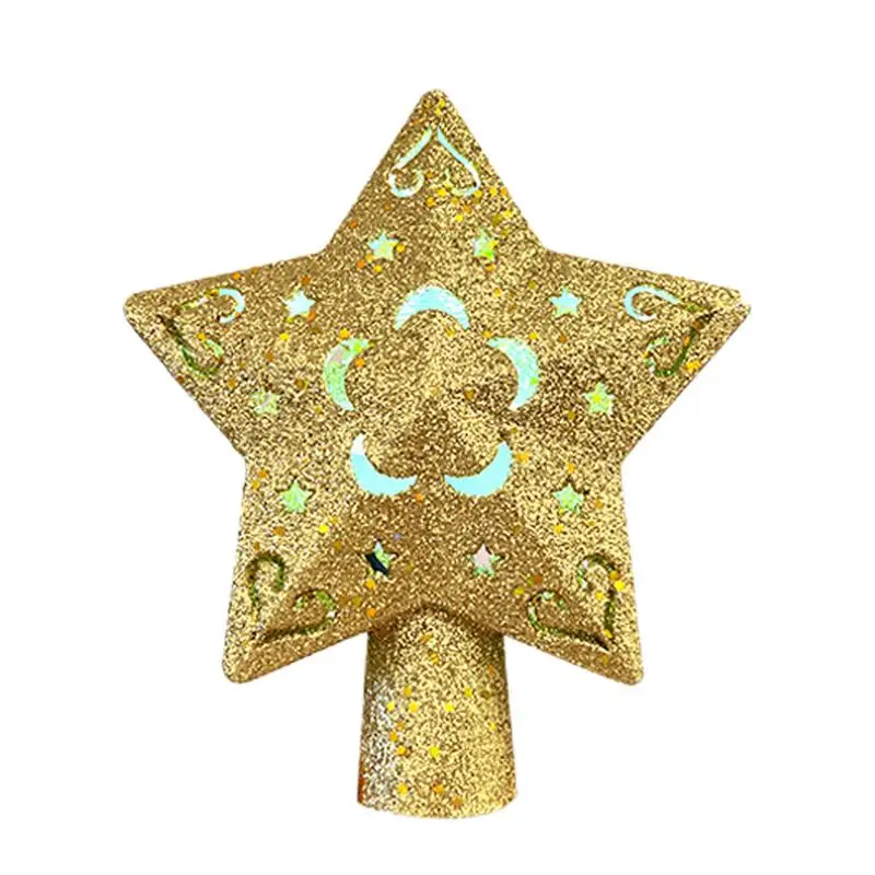 

Christmas Star Tree Topper Christmas Treetop With 5 Projected Patterns Christmas Decorations Pentagram Santa Tree Topper For