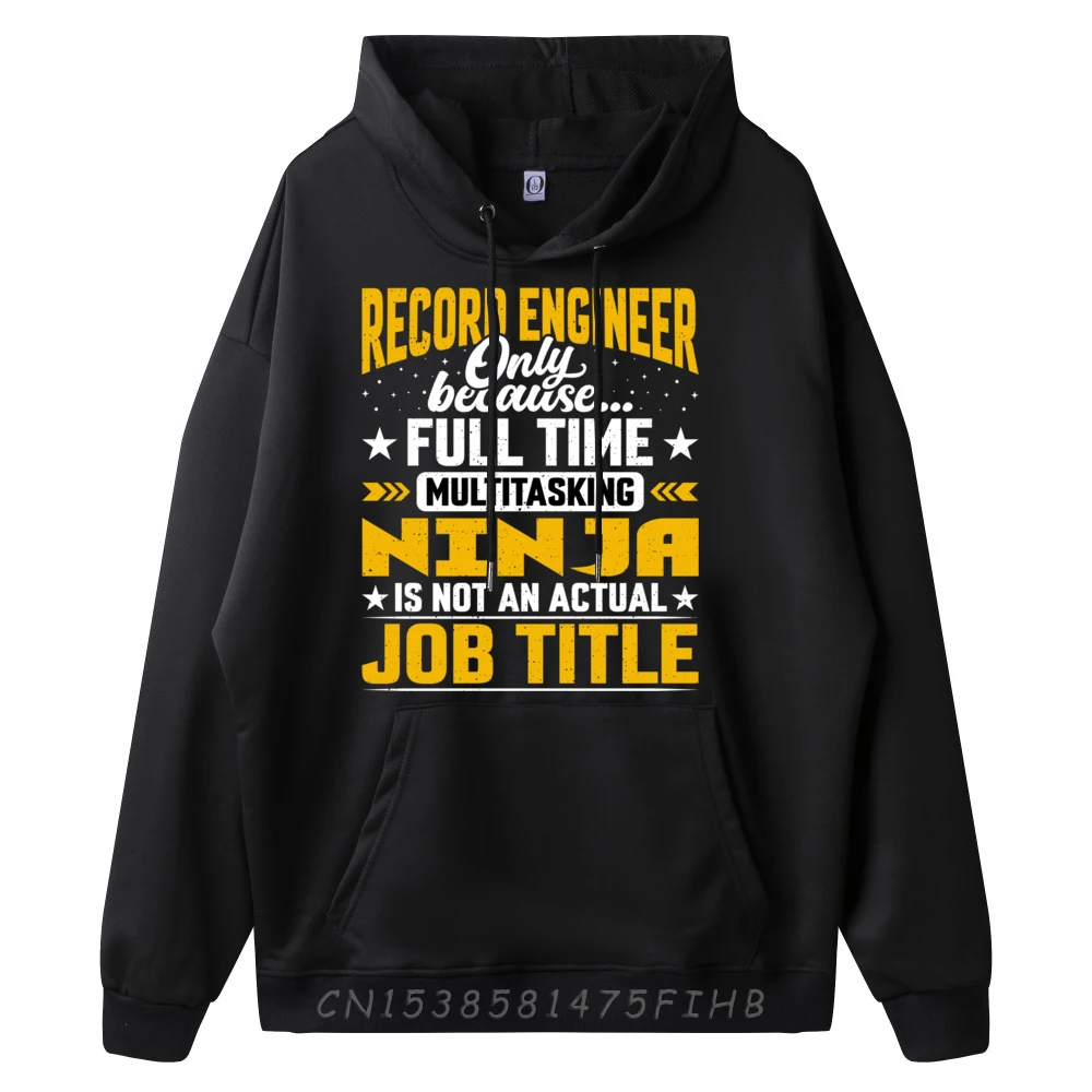 Record Engineer Job Title Sound Mixer Designer Technician Printed Sweater Durable Printed Sweater Hoodie Mother's Day