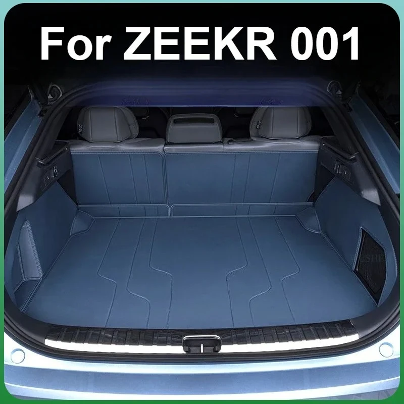 Leather Trunk Mat Rear Liner Cargo For ZEEKR 001 2025 2024 23 22 Waterproof  Anti-dirty Carpet Tray Protector Interior Accessory