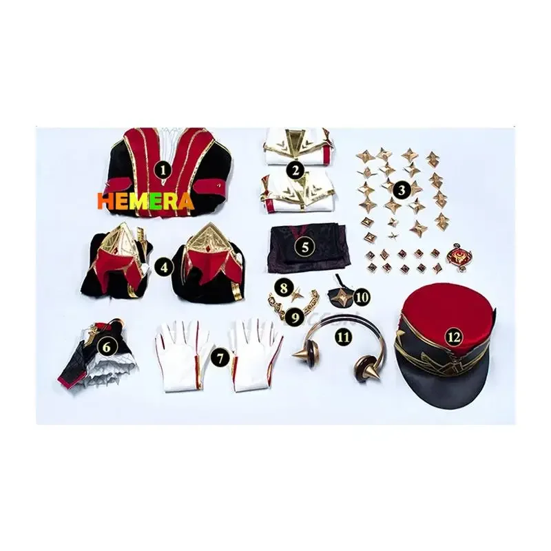 Chevreuse Genshin Impact Cosplay Kostuum Pruik Set Vrouwen Jurk Uniform Halloween Feest Voor Meisjes Chevreuse Game Genshin Impact