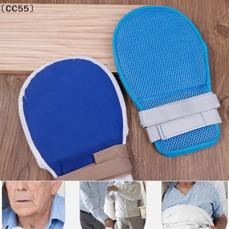 Picture 3: 1 Pcs Medical Restraint Glove Detachable Bedridden Patient Anti Fall Hand Constraint Protector Anti Scratch Fixed Glove〔CC55〕