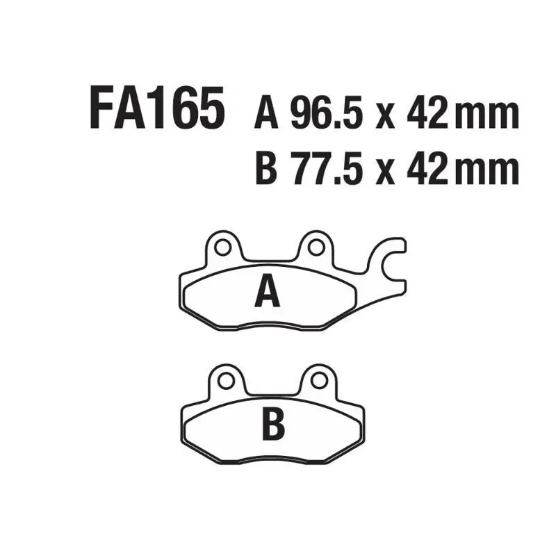 Motorcycle Brake Pads 50cc - 250cc ATV Quad Go Kart Most Chinese Dirt Pit Bike Scooter Hydraulic Front Rear Brake Pads Accessor
