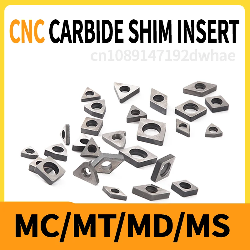 MT1603 MT1604 MV1603 MS1204 MC1204 MD1504 MT2204 MW0603 MW0804 MD1506 Carbide CNC Shim Seat Knife Pad for Holder Spare Parts