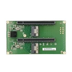 2*SFF-8654 8I to 2*PCIe4.0 x16 slot  riser with ATX 2*3 pin GPU Power Connector