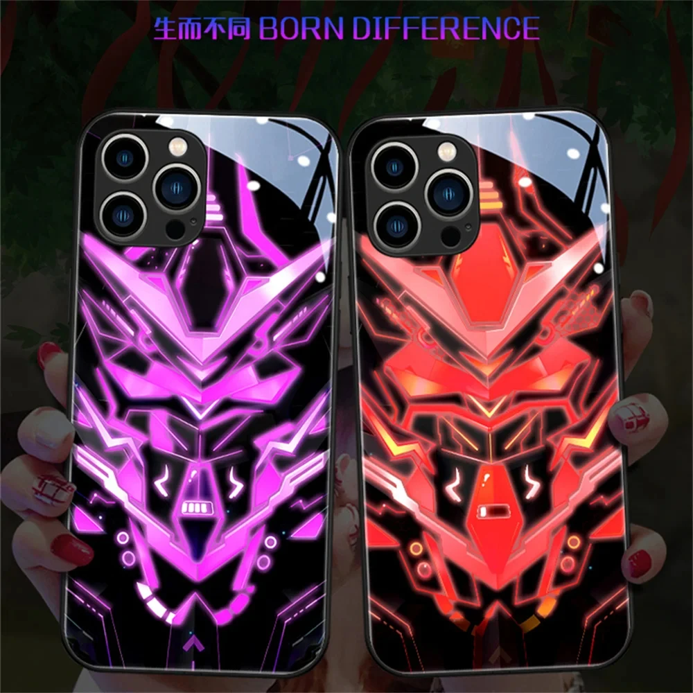 

Fashion Popular Sale Design Smart Led Light Music Luminous Cell Phone For XiaoMi 13 12 11 Pro Ultra RedMi K60 K50 Poco F3 F4 F5