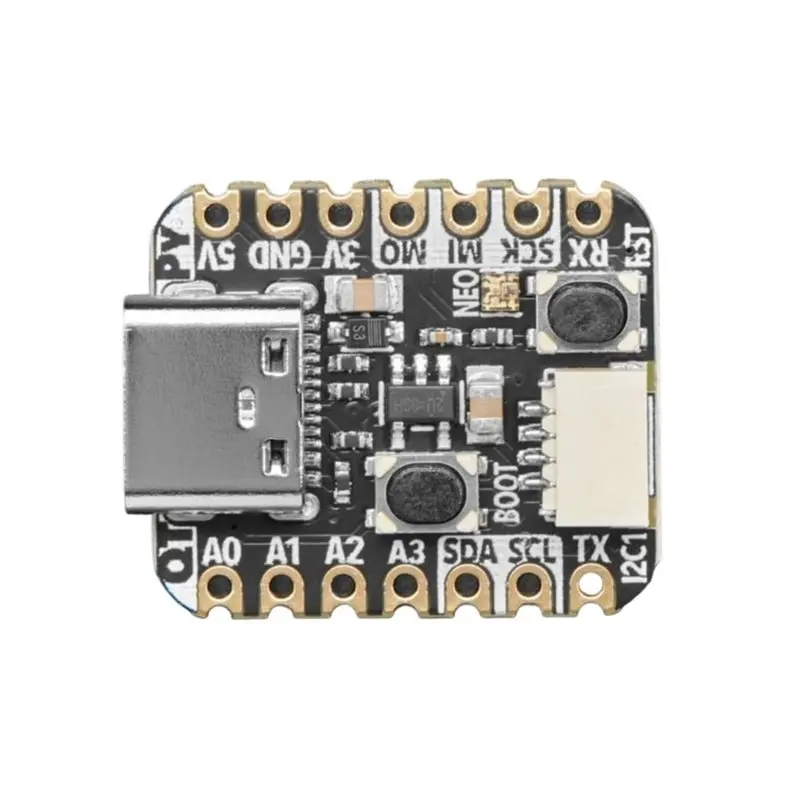 A53M-QT Py RP2040 Development Board 4900 QT- Compatible For Adafruit, STEMMA QT CAN Bus BFF Liion/Lipoly Battery Support