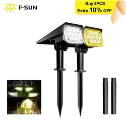 T-SUNRISE 1-4 sztuk 20LED słoneczne światło ogrodowe IP65 wodoodporne automatyczne włączanie/wyłączanie zewnętrzne lampy słoneczne słoneczne reflektory krajobrazowe lampy