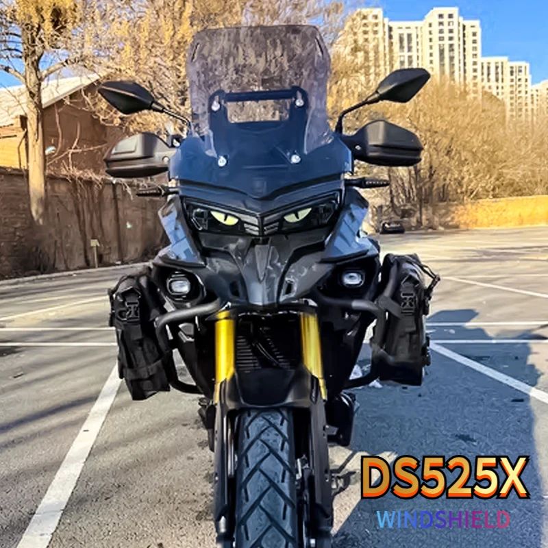 Longxin motorcycle is suitable for VOGE DS525X windshield 525DSX 525 DSX 2022 2023 windshield height increasing deflector