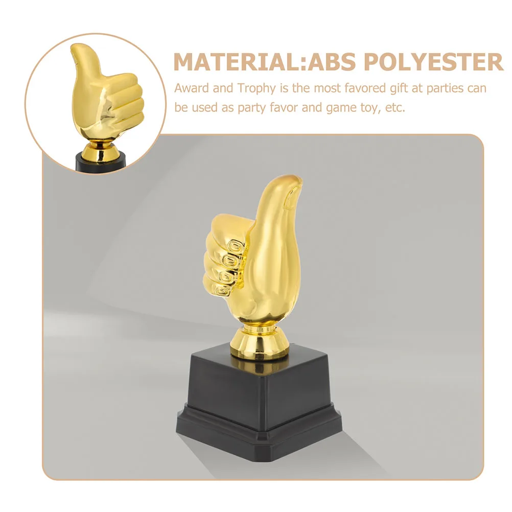 2 Pcs Household Trophy Medal Child Trophies Toy Kids Plastic Participation