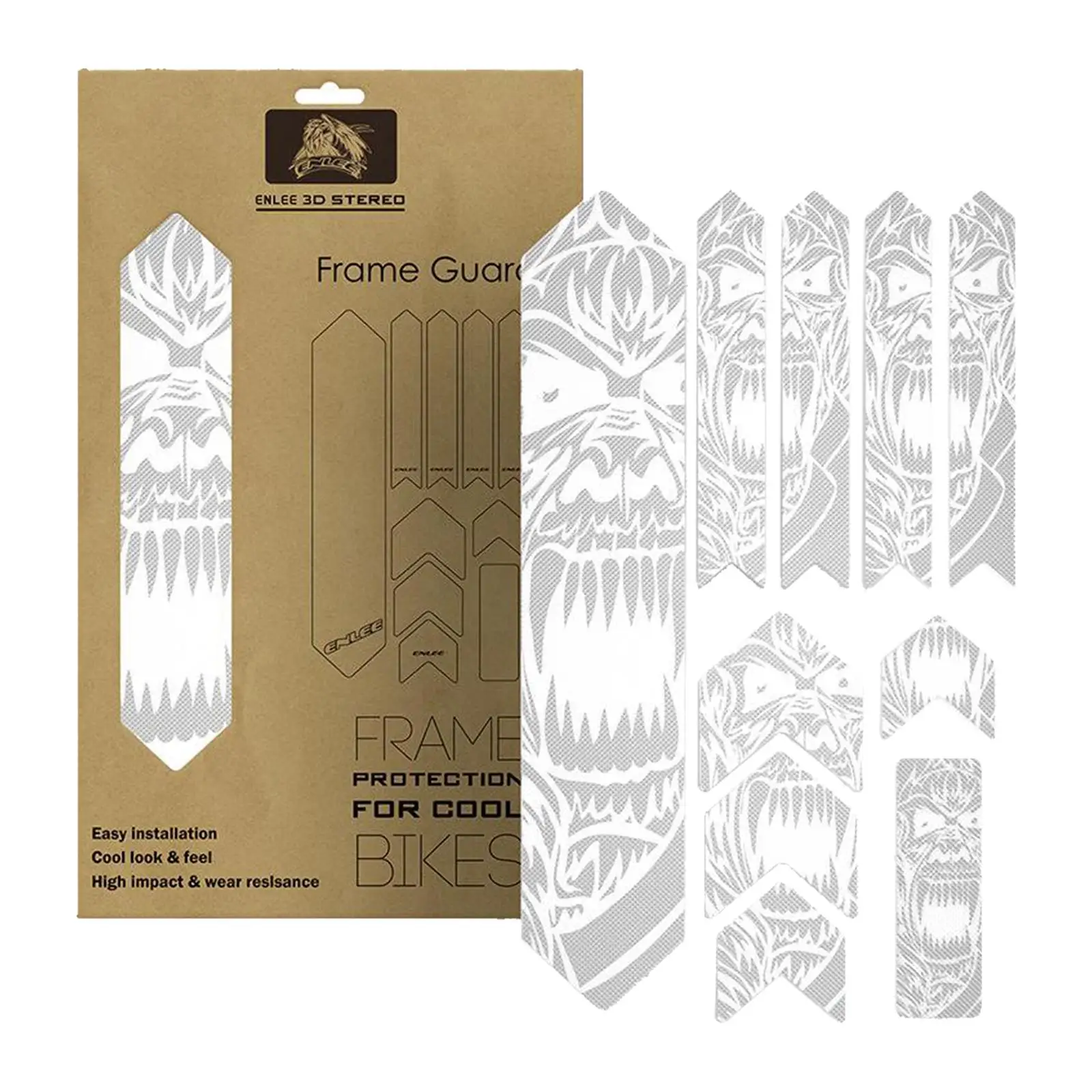 

Bike Frame Protector,Bike Tape Decal Chainstay and Frame Sticker Kit for