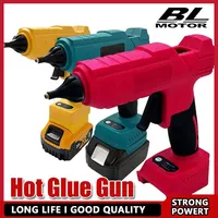 Fit Milwaukee Electric Hot Melt Glue Gun 18V Li-ion Battery 11mm Glue Stick Hot Melt Welding Air Gun For Makita/Dewalt