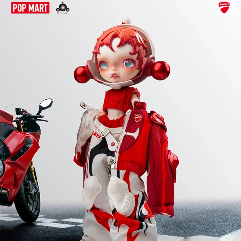 

POPMART SKULLPANDA x DUCATI 1/6 Action figure Blind Box Guess Bag Desktop Decoration Cute Model Gift Girl Blind Bag Toys