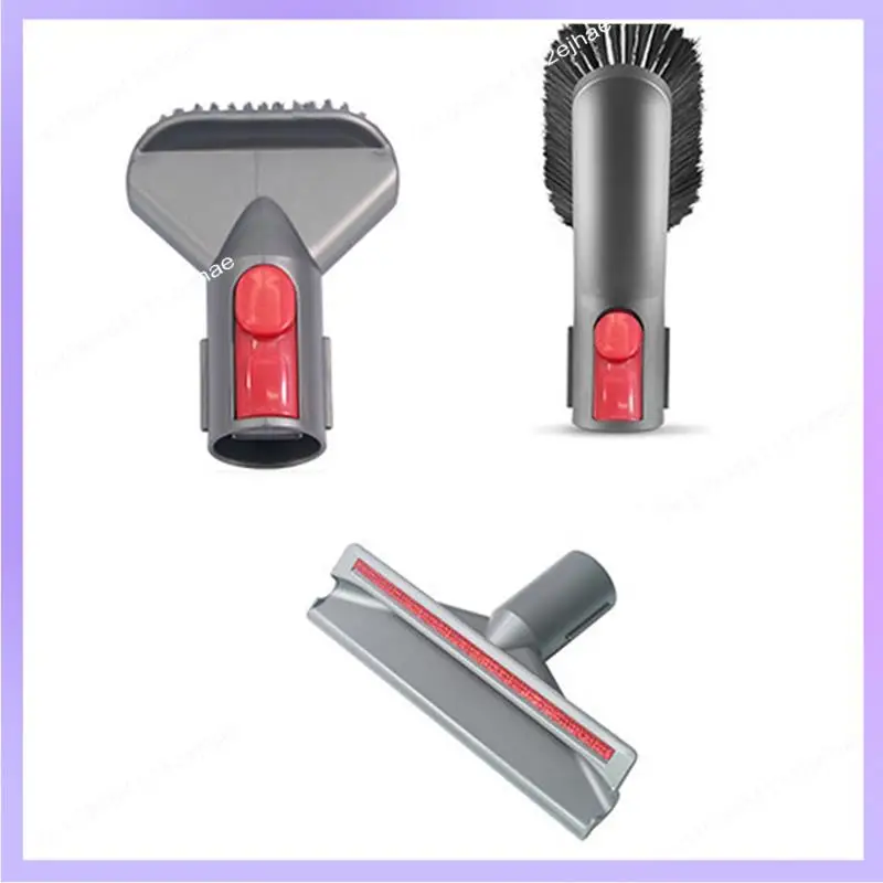 N83R For Dyson V7V8V10 Vacuum Cleaner Hard Brush Mattress Suction Accessories Soft Brush Head Flat Nozzle
