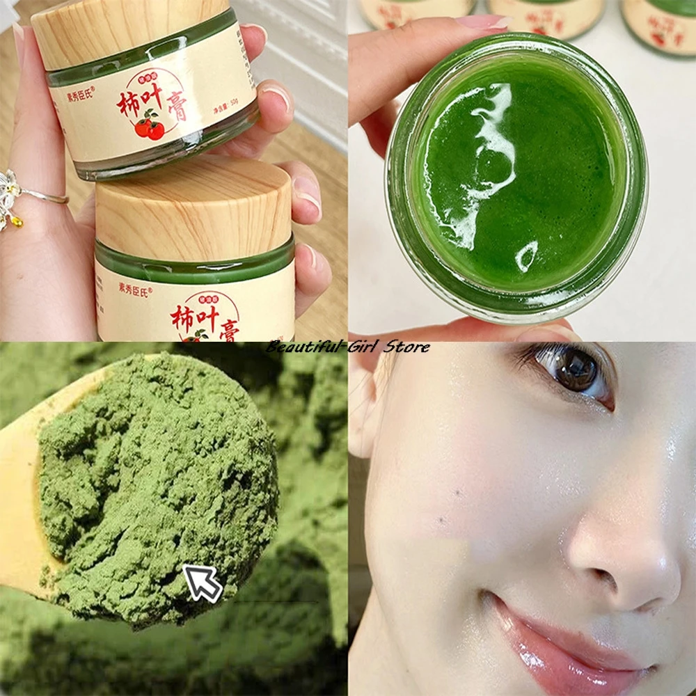 Persimmon leaf ,Avocado And Camellia Seed Oil Face Cream Promotes Anti-Aging Skin Lightening, Dark Spot Corrector for Women