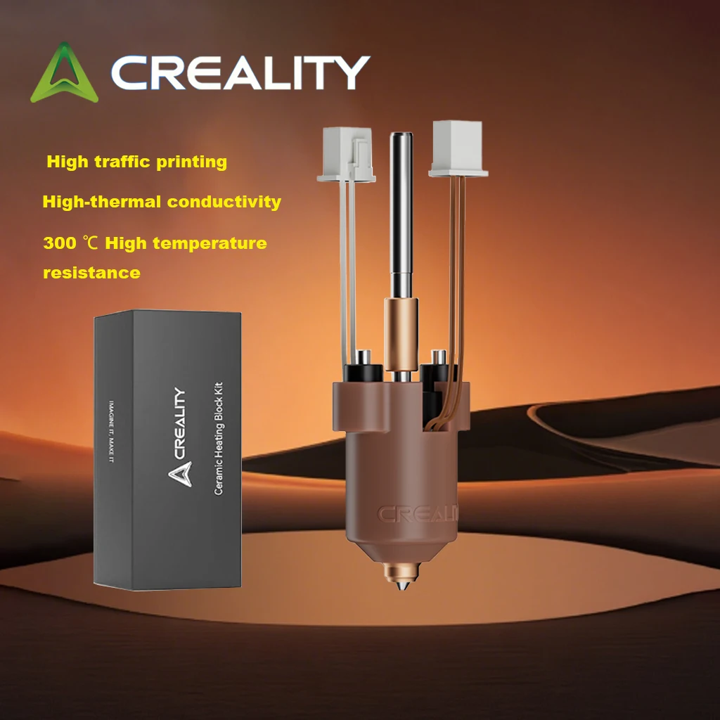 

Creality K1C Ceramic Heating Block Kit Quick-swap Nozzle All-Metal Print Head for K1C_K1 MAX(2025 Version)_K1(2025 Version)_