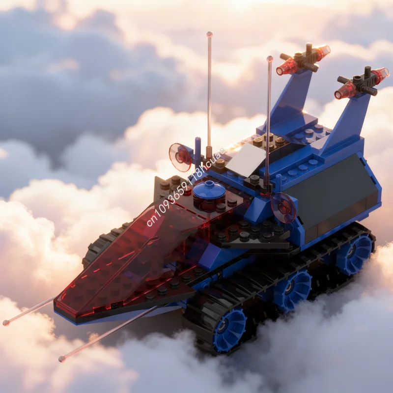 

207pcs MOC Police Rover Space I Model Building Blocks Architecture Christmas Gift Idea Assemble Education Brick Toys Kids