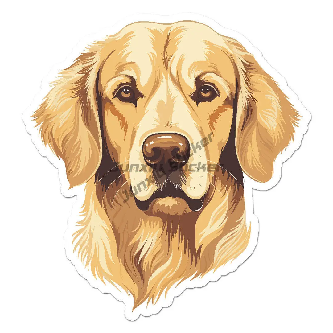 

Golden Retriever Dog Vinyl Decal Sticker