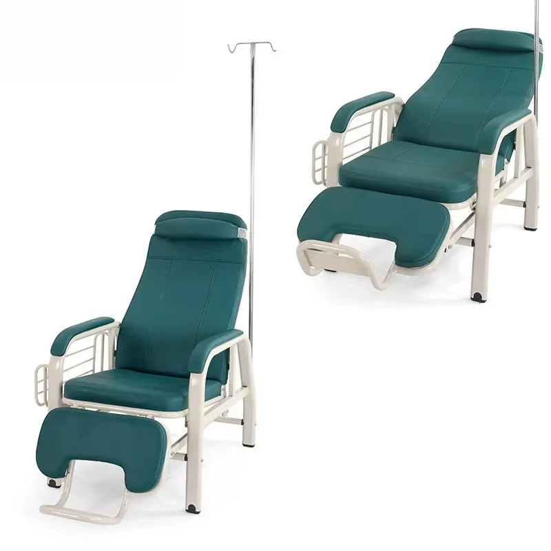 

Кресло для переливания крови из нержавеющей стали для больниц, инфузионное кресло с штативом для капельниц 2026
