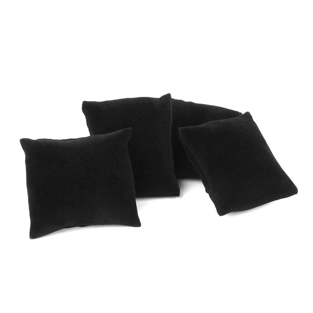 

5pcs Black Jewelry Display Cushions 31x31x14cm Soft Compact Jewelery Display Cushion for Watches Bracelets DIY