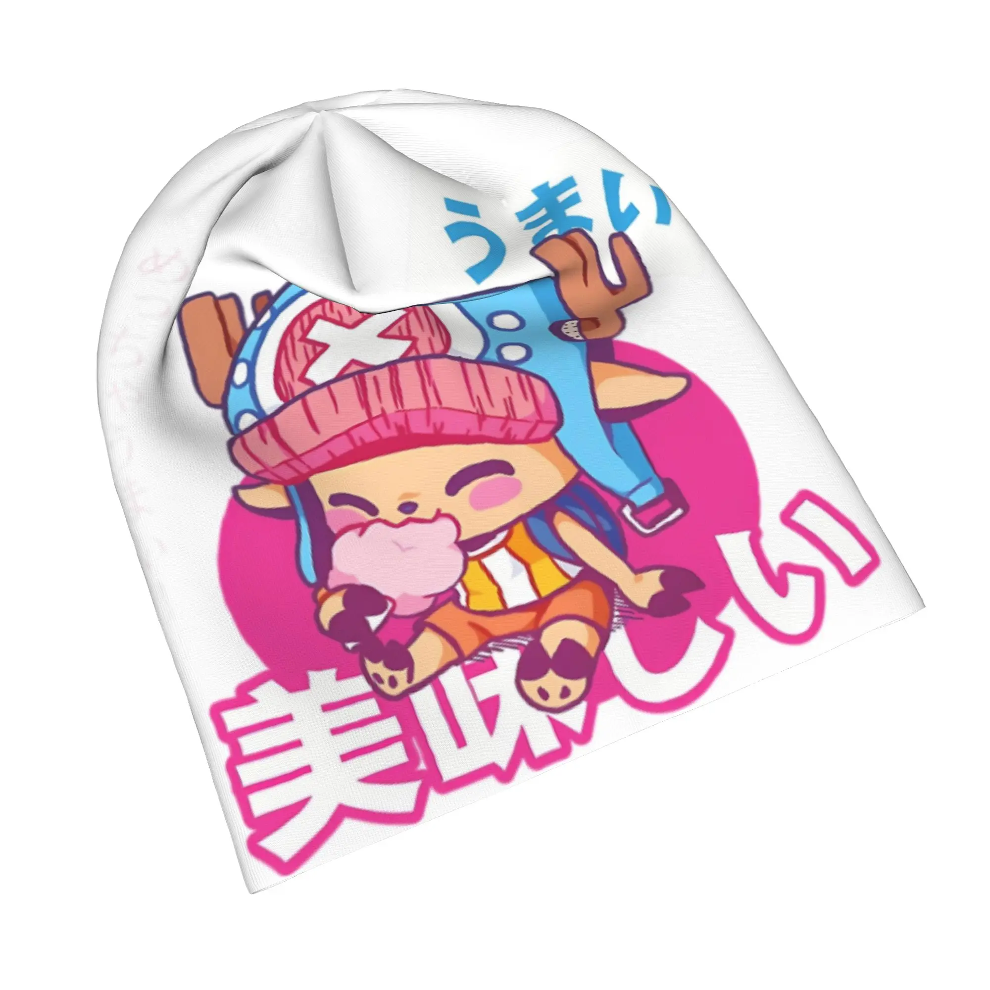 One Piece Kawaii Tony Tony Chopper Cap  Cool Autumn Winter Outdoor Skullies Beanies Hat Summer Warm Dual-use Bonnet Hats