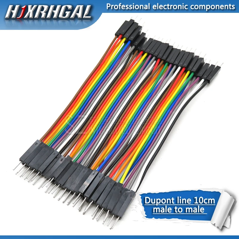 Dupont line 120pcs 10cm male to male + male to female and female to female jumper wire Dupont cable for Arduino diy kit hjxrhgal