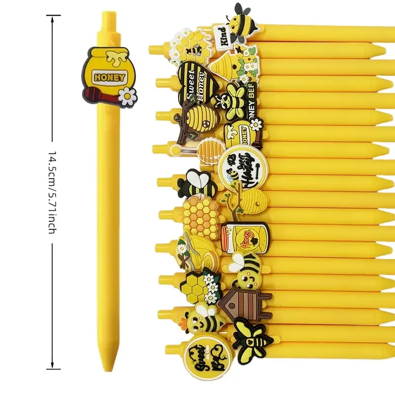 5/10/20pcs Bee Pen Inspirational Neutral Pen Loose, Motivating Employee Gift, Bee Enthusiasts Thank You Gift