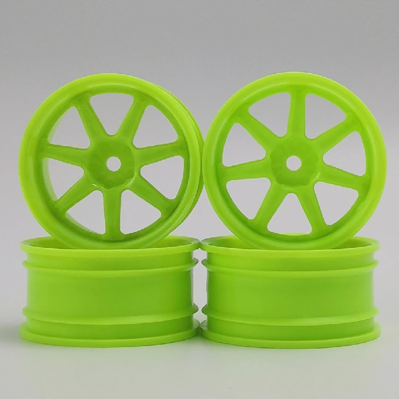 4pcs 3mm Offset RC Car 1/10 Scale Plastic Wheels Rims Drift On Road Touring Racing Model Hobby