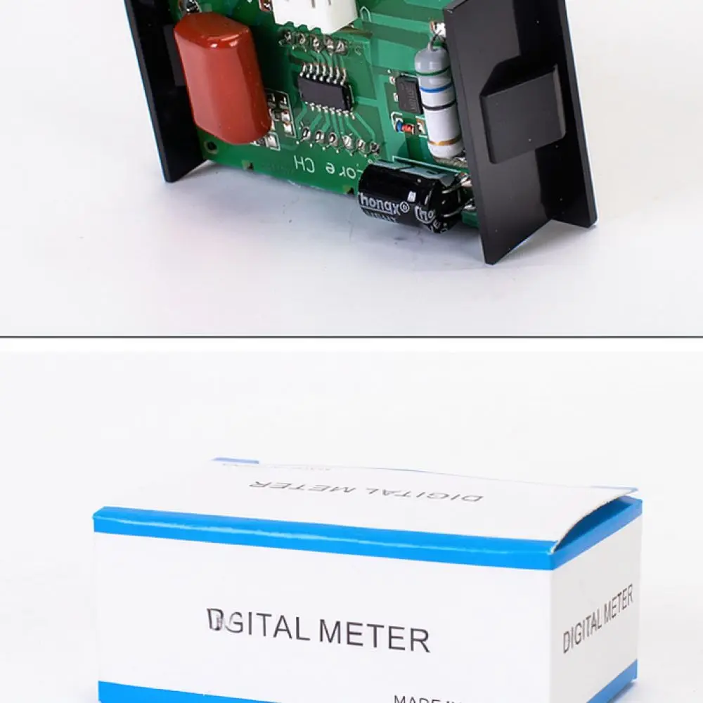 Digital AC Voltage Meter Panel Display For Anke Electric Voltmeter 220V 380V High Precision Gauge Electrical Testing Device