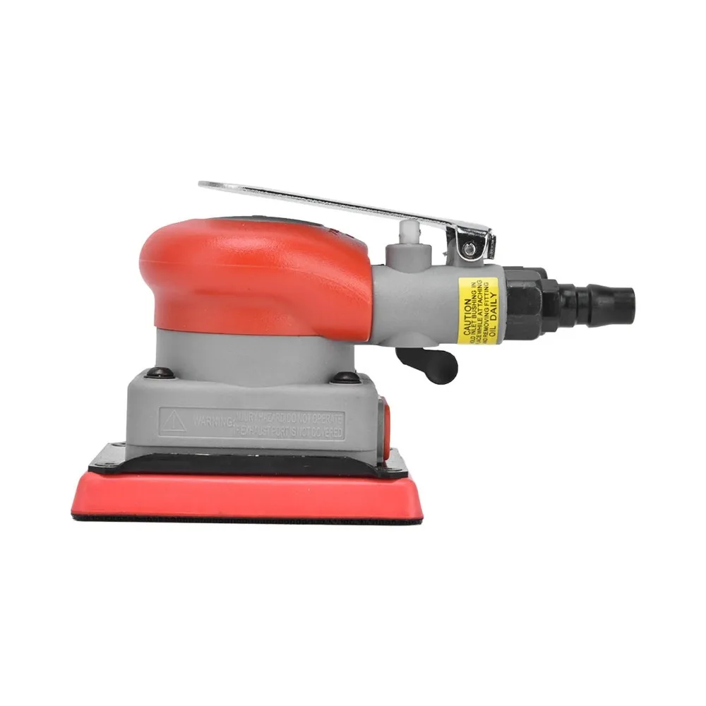 Heavy Duty 75x100mm Pneumatic Square Sander Alloy Steel for Carpentry Woodworking Professionals