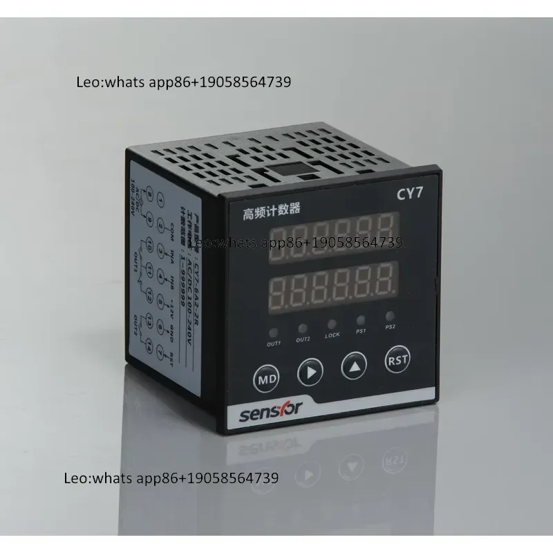 High-Precision Digital Rotary Encoder Meter Counter 1000ppr Incremental Rotary Encoder DC 5-24V Output CY Series